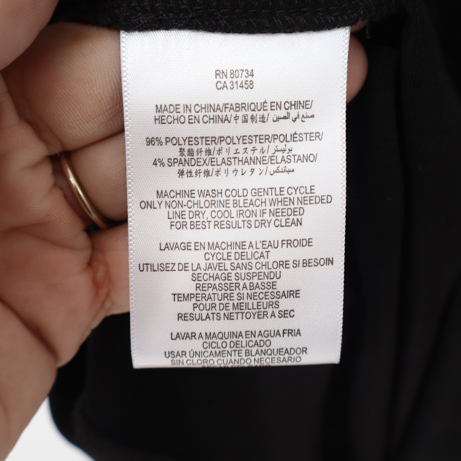 BCBGeneration Black Draped Tulip Mini Dress Womens Medium Racerback V-Neck LBD