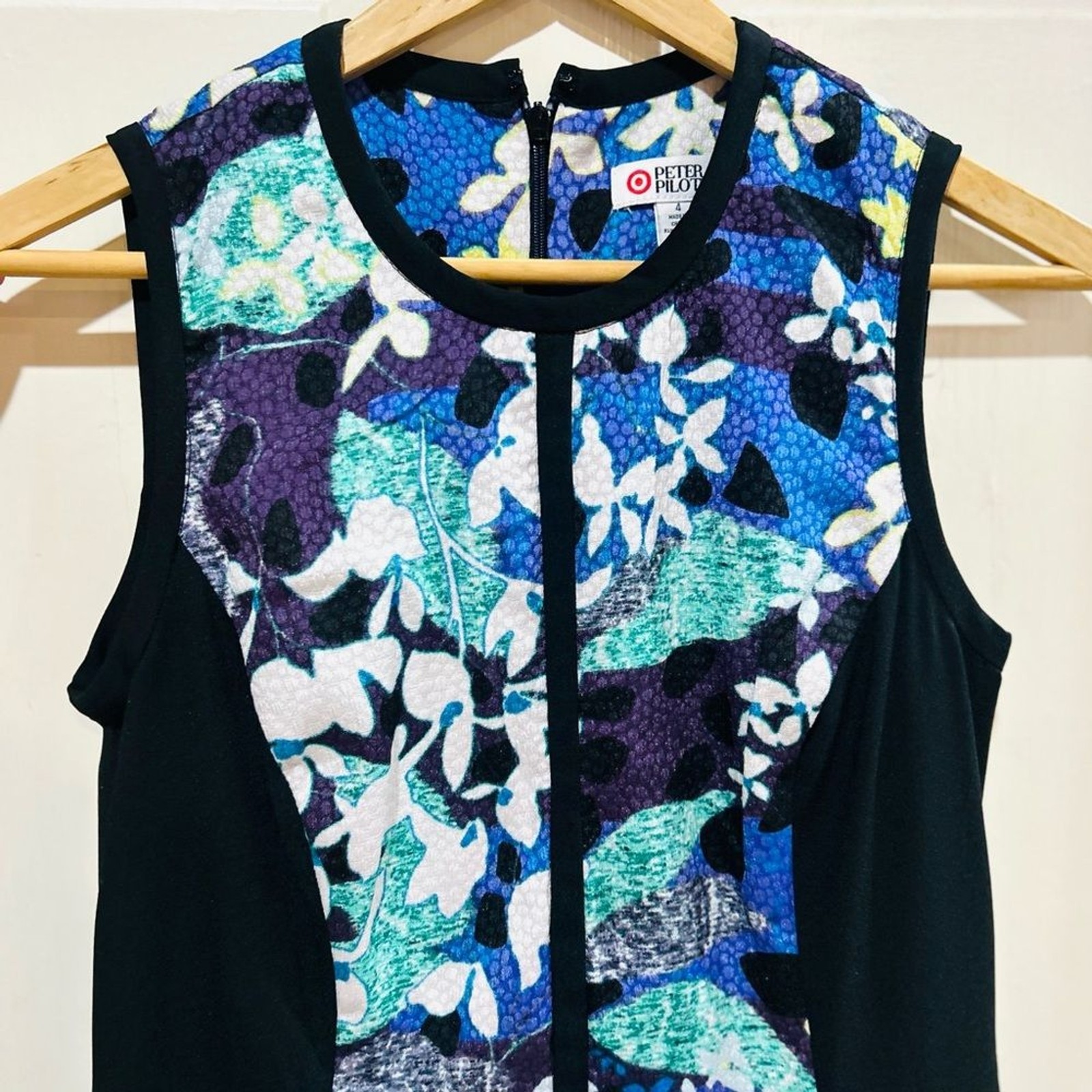 Peter Pilotto x Target Fit & Flare Floral Petticoat Designer Dress Retro Size 4