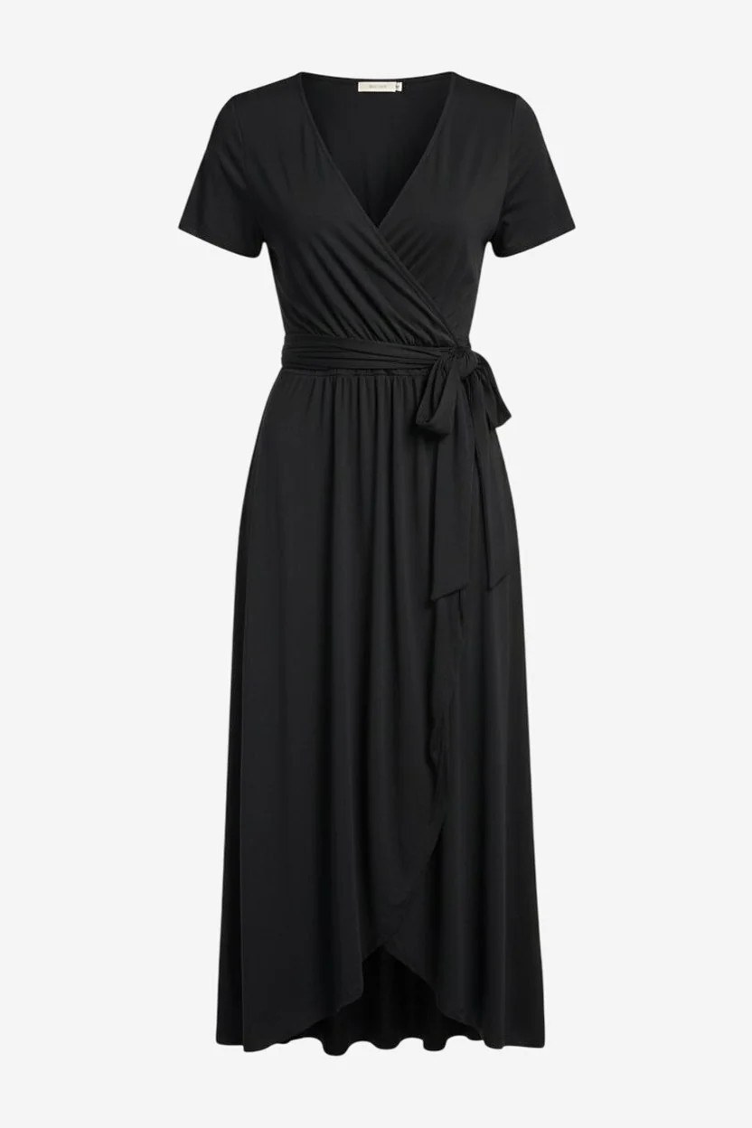 Bobeau Rowan Midi Dress NWT Color Black MSRP $78.00