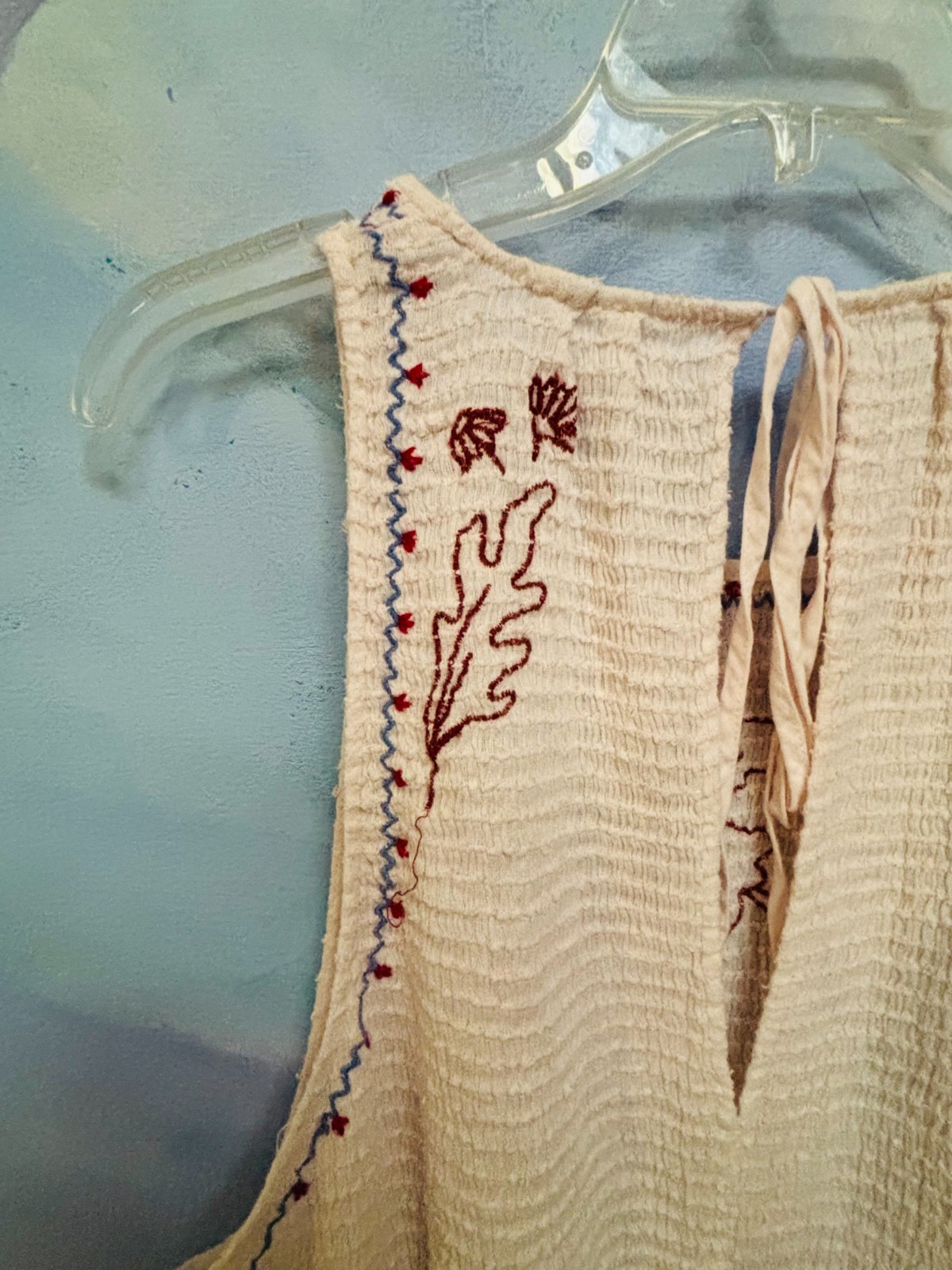 Boho Western Embroidered Midi Dress Cream Cottagecore Prairie A-Line Kimchi Blue