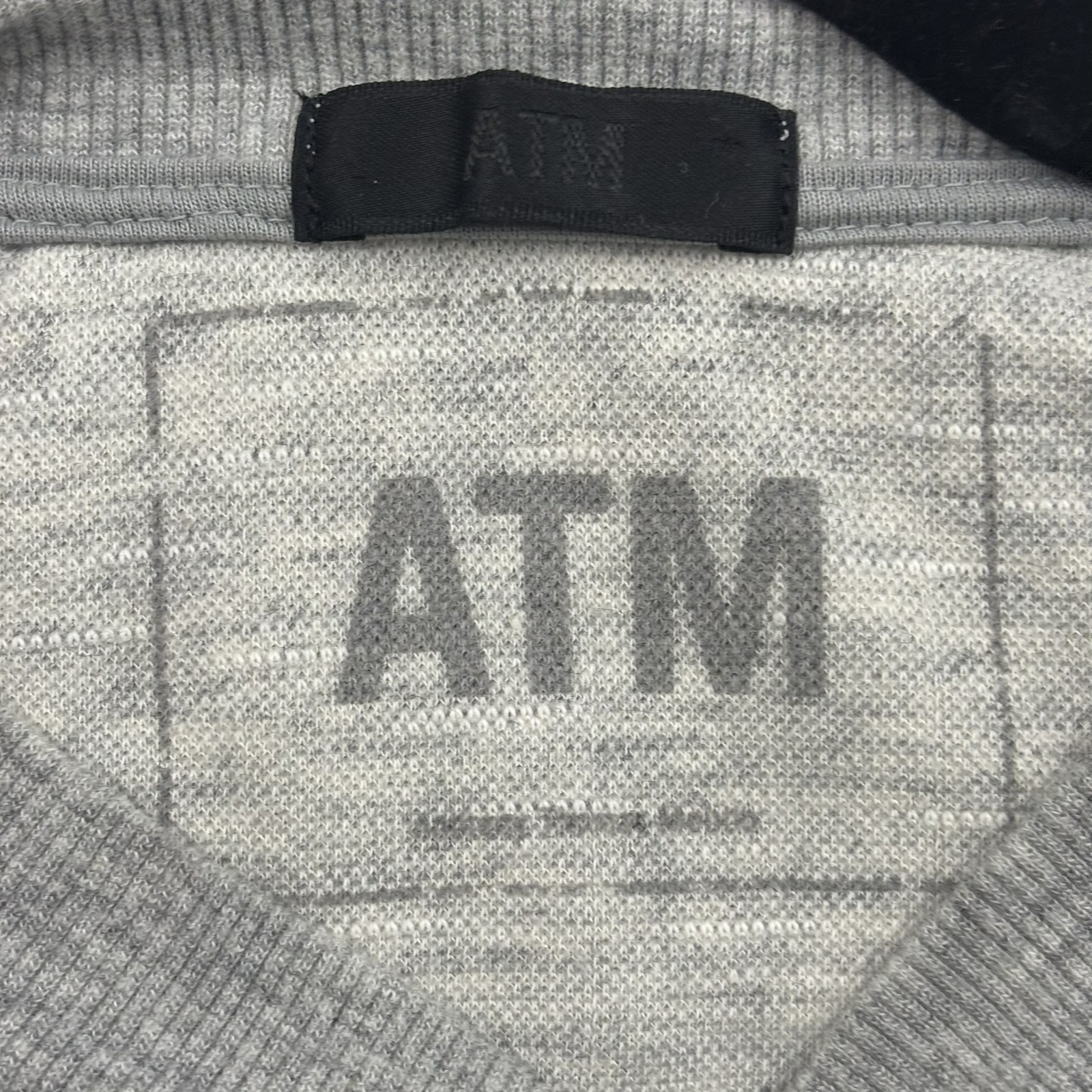 ATM Anthony Thomas Melillo Baseball Mini Dress Women S Gray Made in Japan Preppy