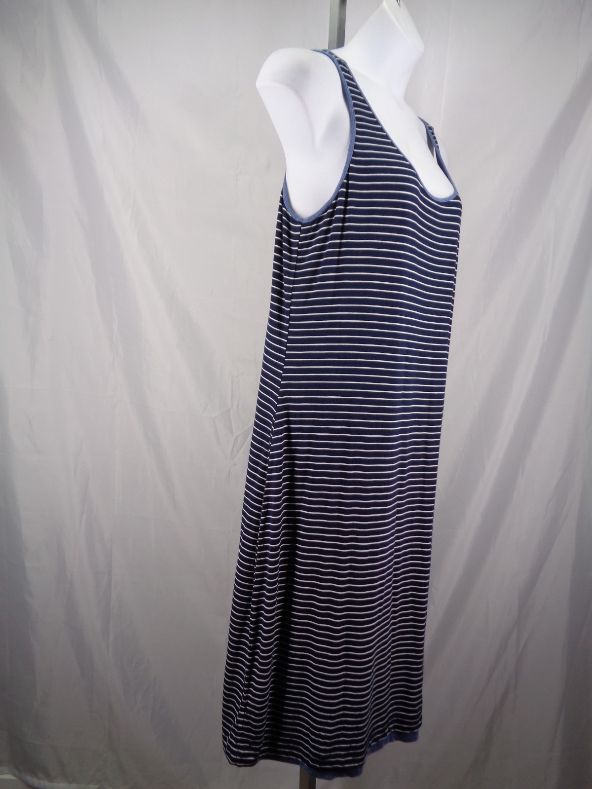 Eddie Bauer Stripe Solid Reversible Tank Dress Size XXL Tall T2XL New Defect