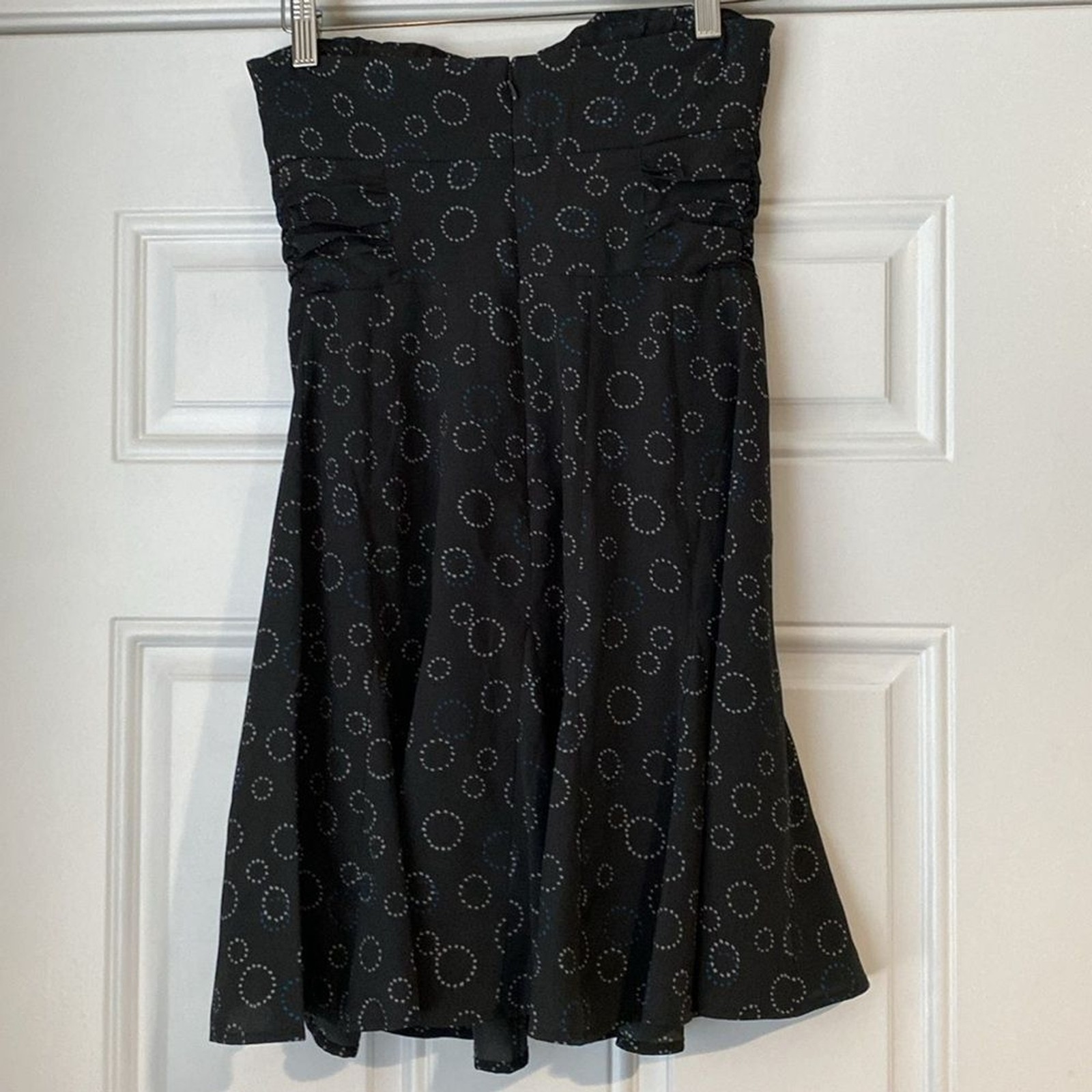 NWT NEW American Eagle Circle Print Strapless Mini Dress Sweetheart Neck Size 2