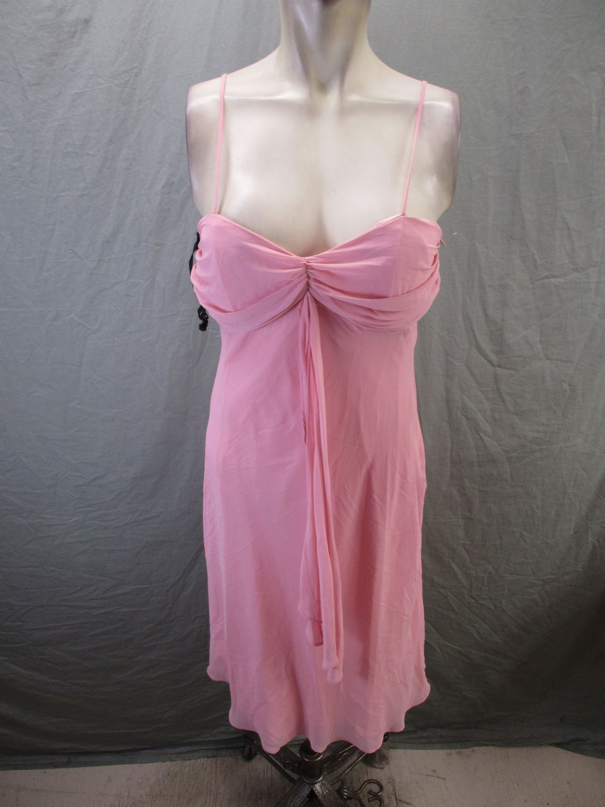 NWT Samantha Size M Womens Pink Lightweight Sleeveless Straps Beauty Dress 829