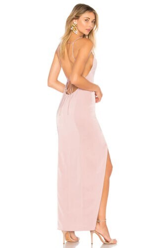 Privacy Please Kilgore Gown in Lilac Pink Maxi Dress Size M