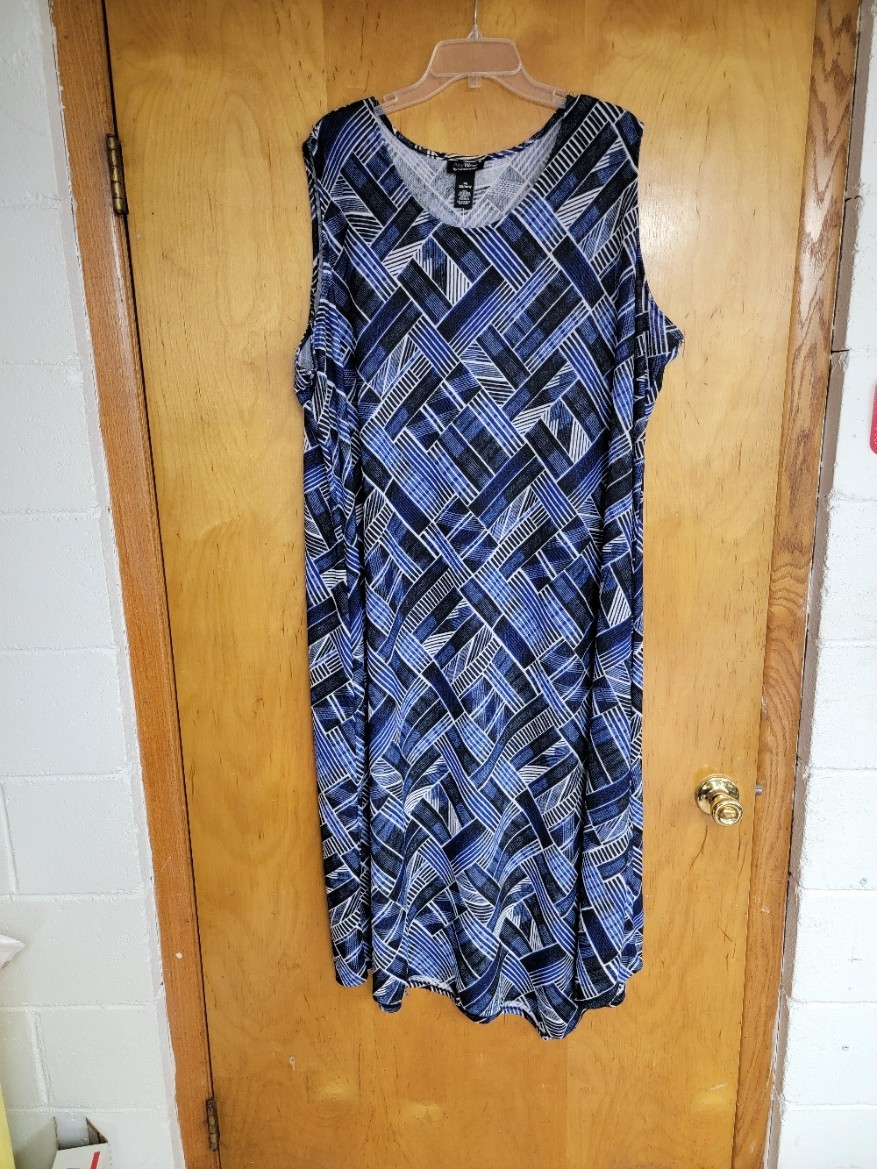 NWT~ANY WEAR by CATHERINE’S~ Women’s Maxi Long Dress Sleeveless Plus 4X Stretch