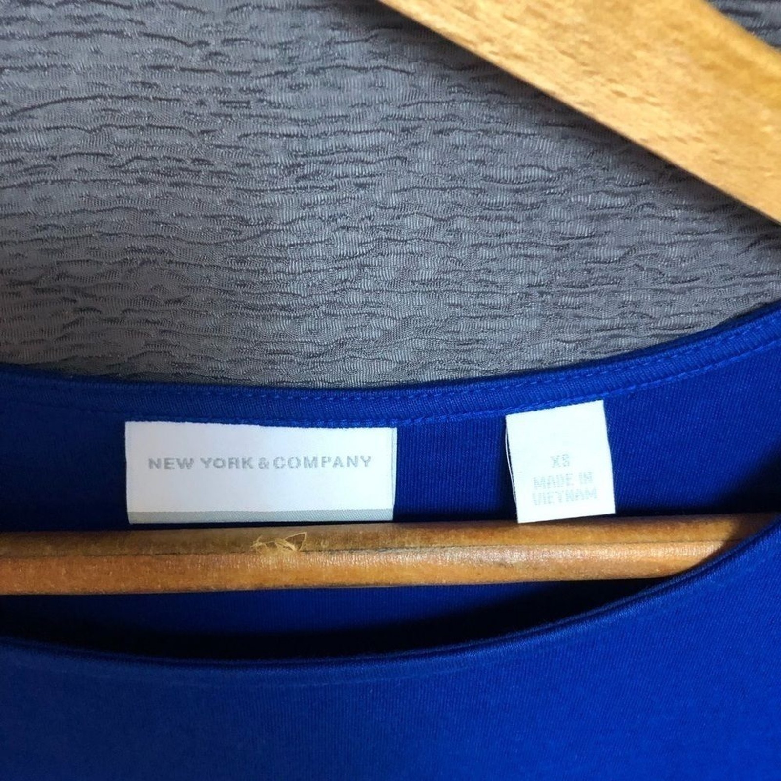 New York and Company extra small royal blue cap sleeve pit pit 16 length 32