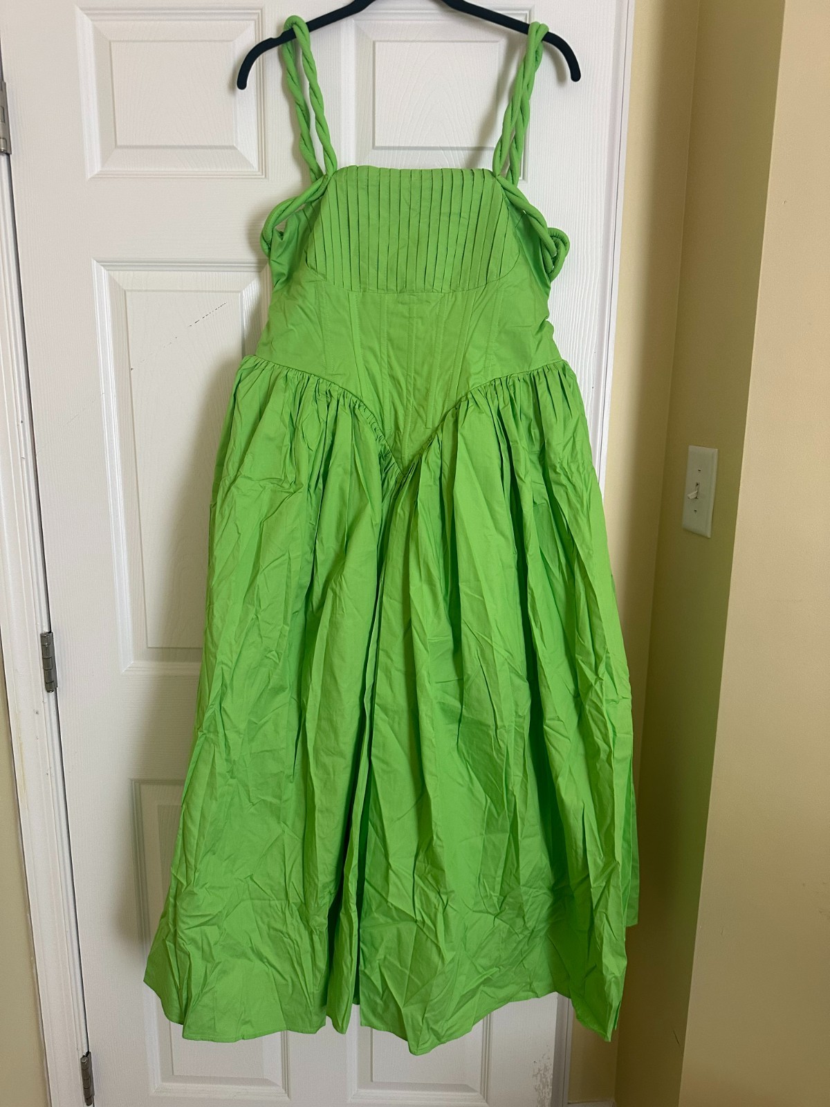 lemon green dress for ladies