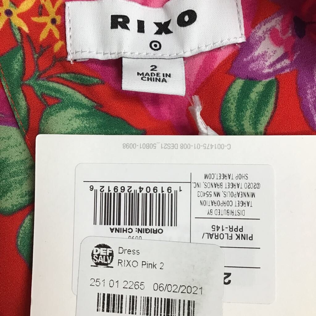 Rixo Womens Sheath Dress Multicolor Floral Ruched Maxi V Neck Long Sleeve 2 New