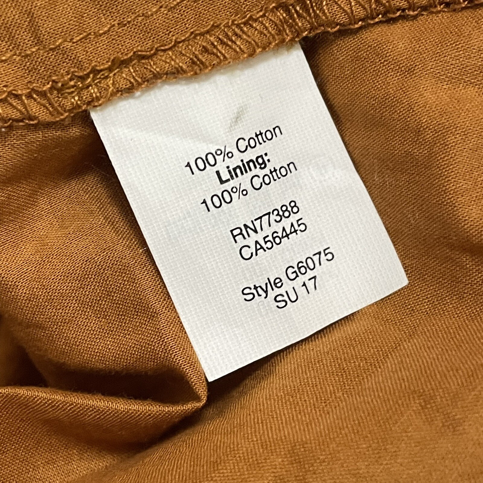 Madewell Eyelet Embriodered Cold Shoulder Dress Burnt Orange Cotton Size XXS