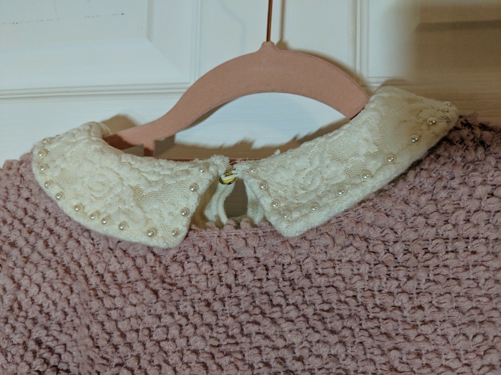 (US Seller) Authethic Liz Lisa Winter/Spring Collection Pink Dress Collar