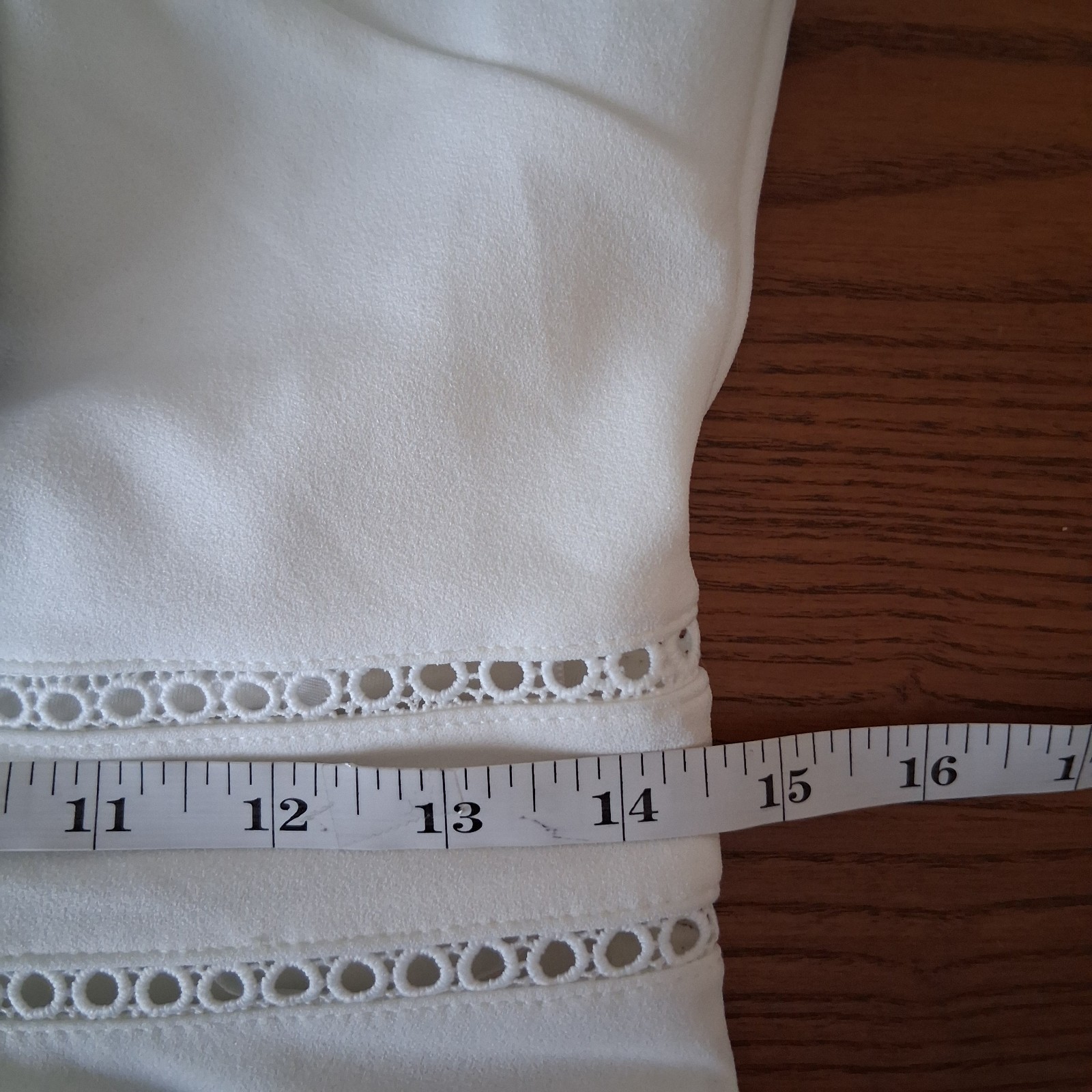 “By & BY” Juniors White Lined Summer Halter Dress Size 9 Polyester & SPANDEX