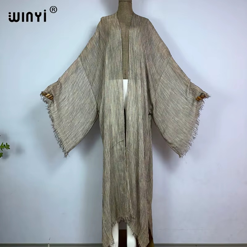 New High Quality Comfortable Women Soft Cardigan Loose Dress Party Boho Maxi Bea