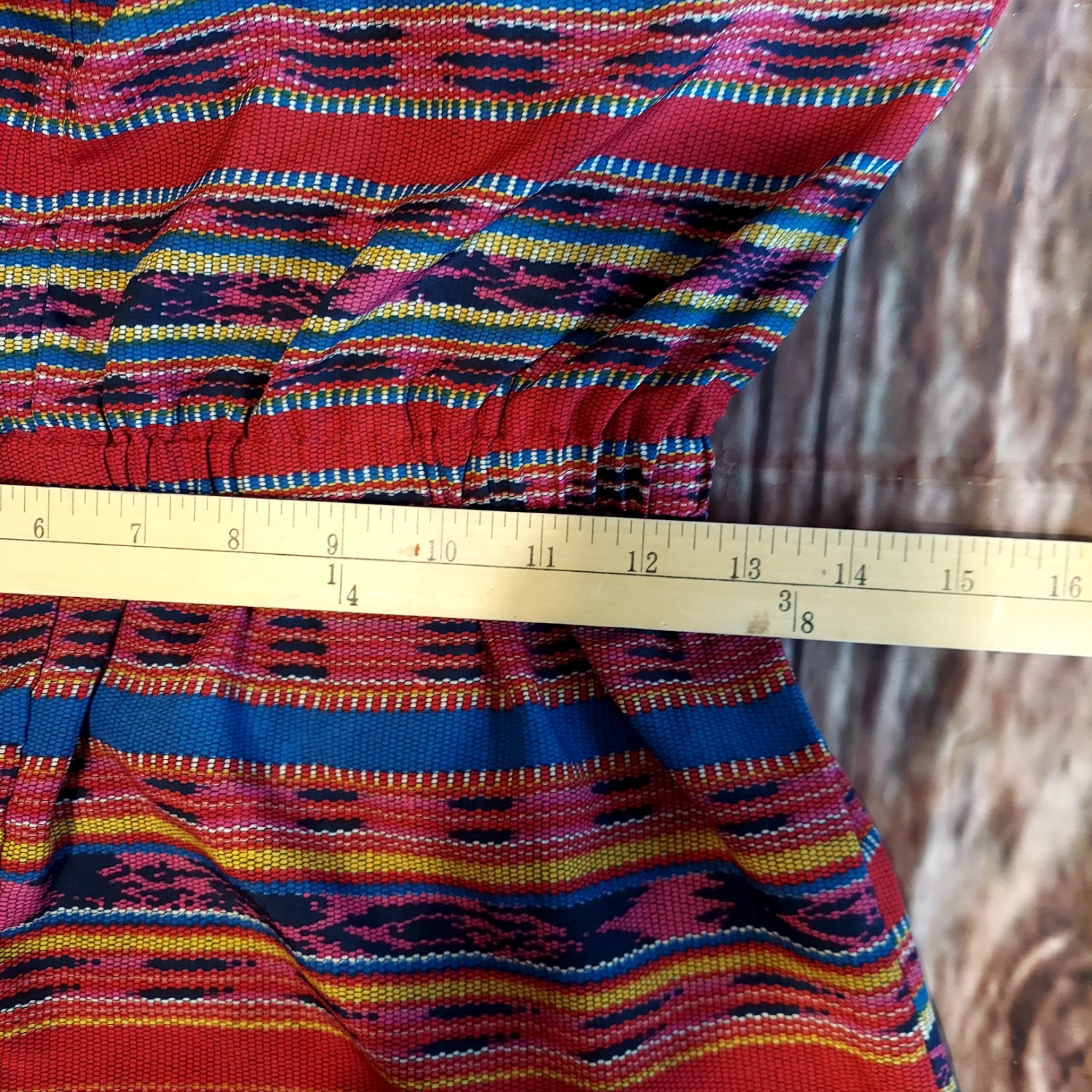 Be Bop Multicolor Cap Sleeve Knee Length Dress MEDIUM Casual Workwear Lightweigh