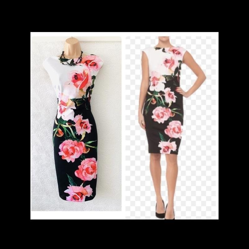 Women Joseph Ribkoff Dress Multicolor 40 / L / 48 #9QY3