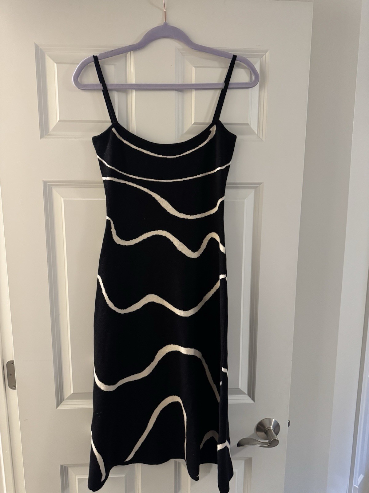Black And Khaki Lightweight Sweater Dress Women’s Size Medium