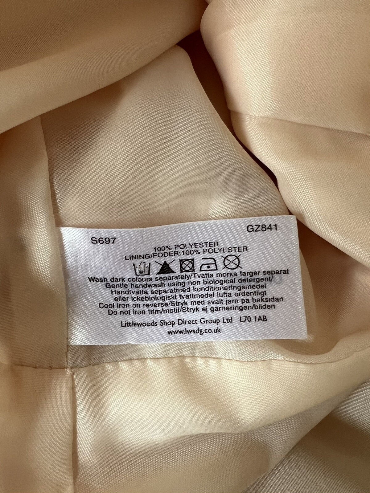Enchanted Peach Evening Ballgown Bridesmaid Prom Dress Flared Sleeveless UK10