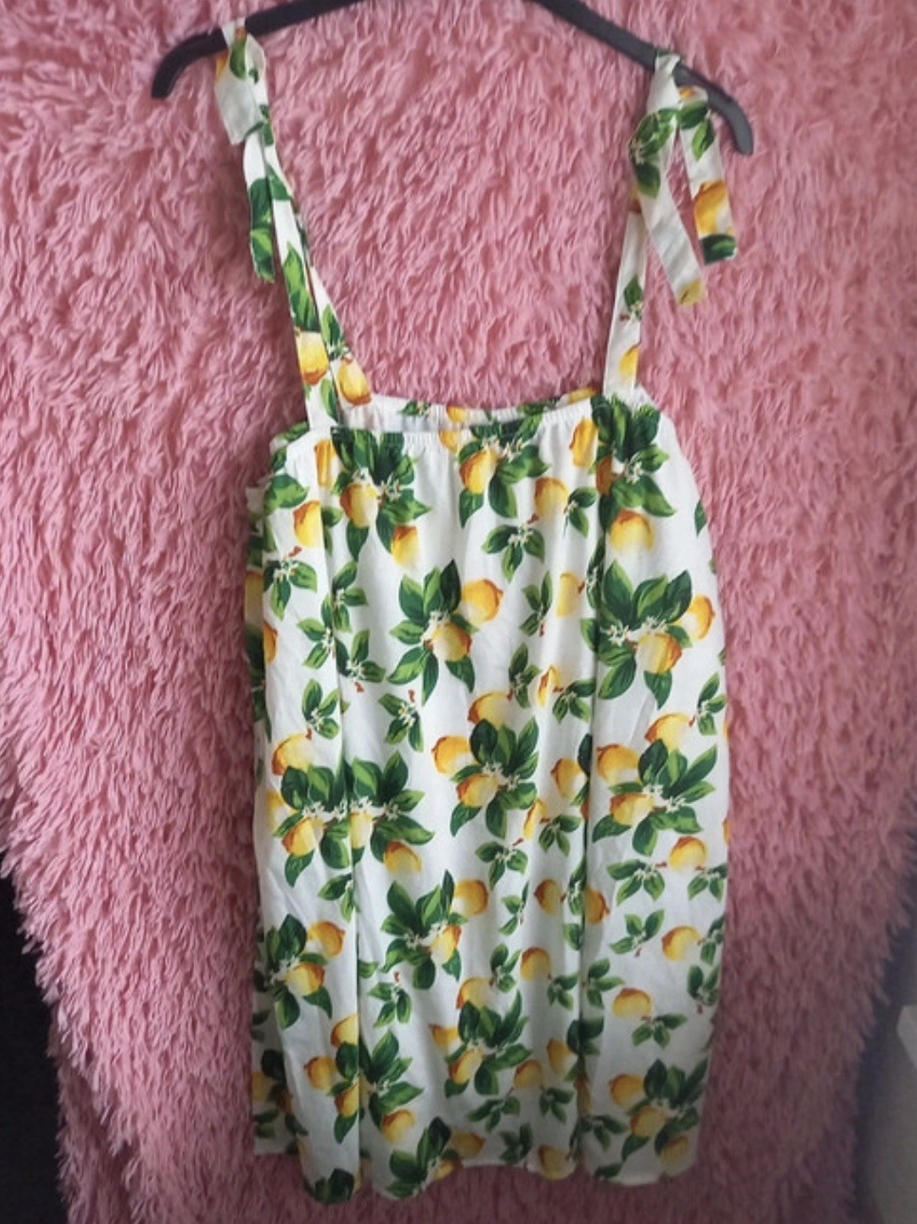Pep & Co Lemon Summer Floaty Dress Size 22