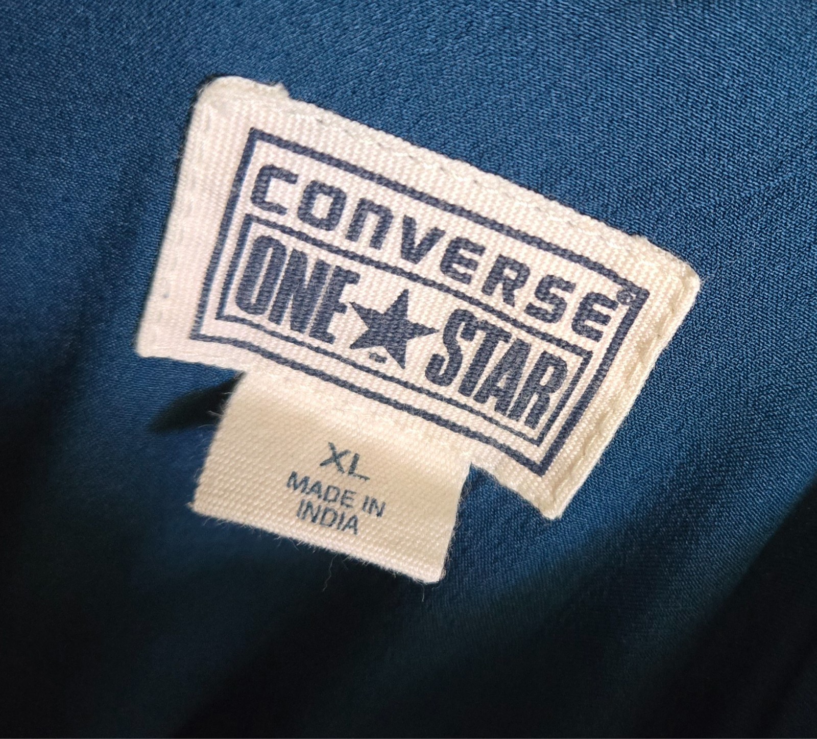 Converse One Sleevless Tie Waist Ruffle Front Floral Dark Blue Dress Size XL