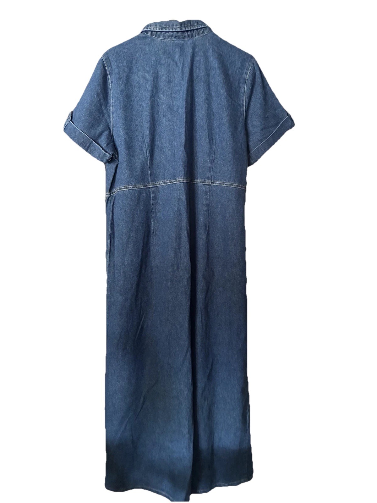 Bobbie Brooks Denim Buttoned Down Dress XL (runs Small) Great condition