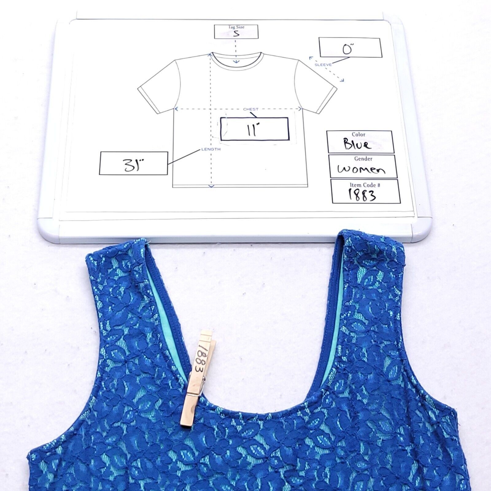 Mossimo Supply Co Sleeveless Casual Zip Side Dress Womens Size Small S Blue