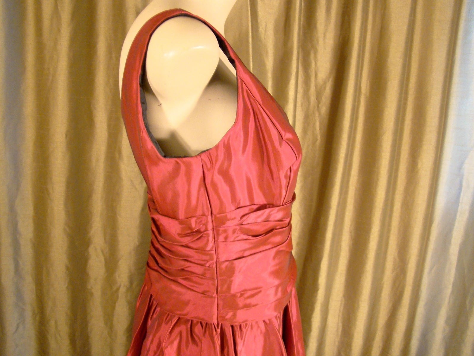 Watters & Watters Tea Length A-Line Sleeveless Sz 12 Prom Bridesmaids Dress 9390