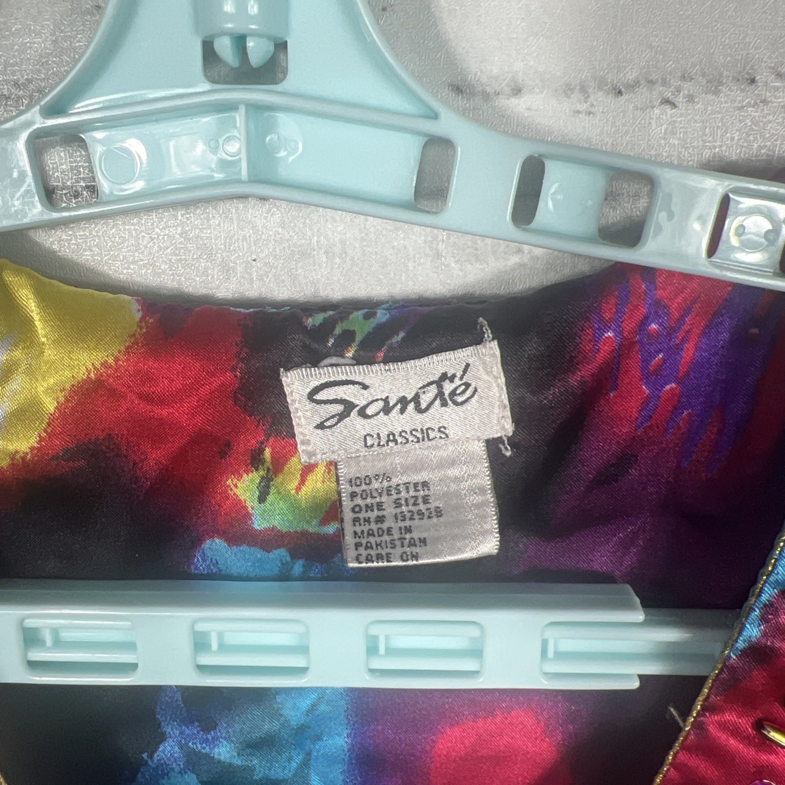Sante Classics Multicolor Satin Sequin Trim Neck Pakistan Made Kaftan One Size
