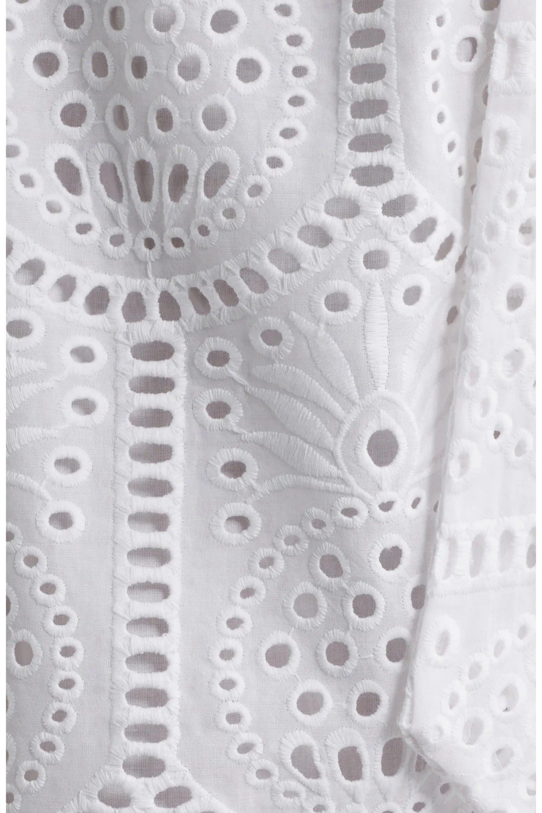 Lilly Pulitzer White Eyelet Eira Midi Shirt Dress Size 0 with Self Tie