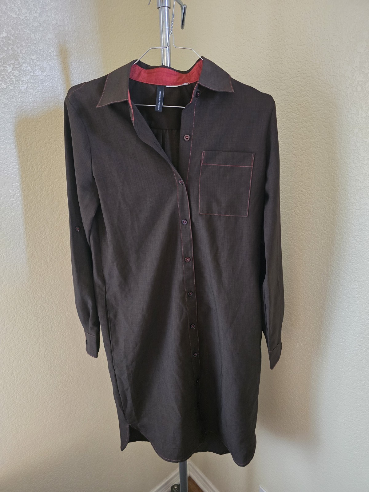 Design Collective Button Up Pull Over Dress