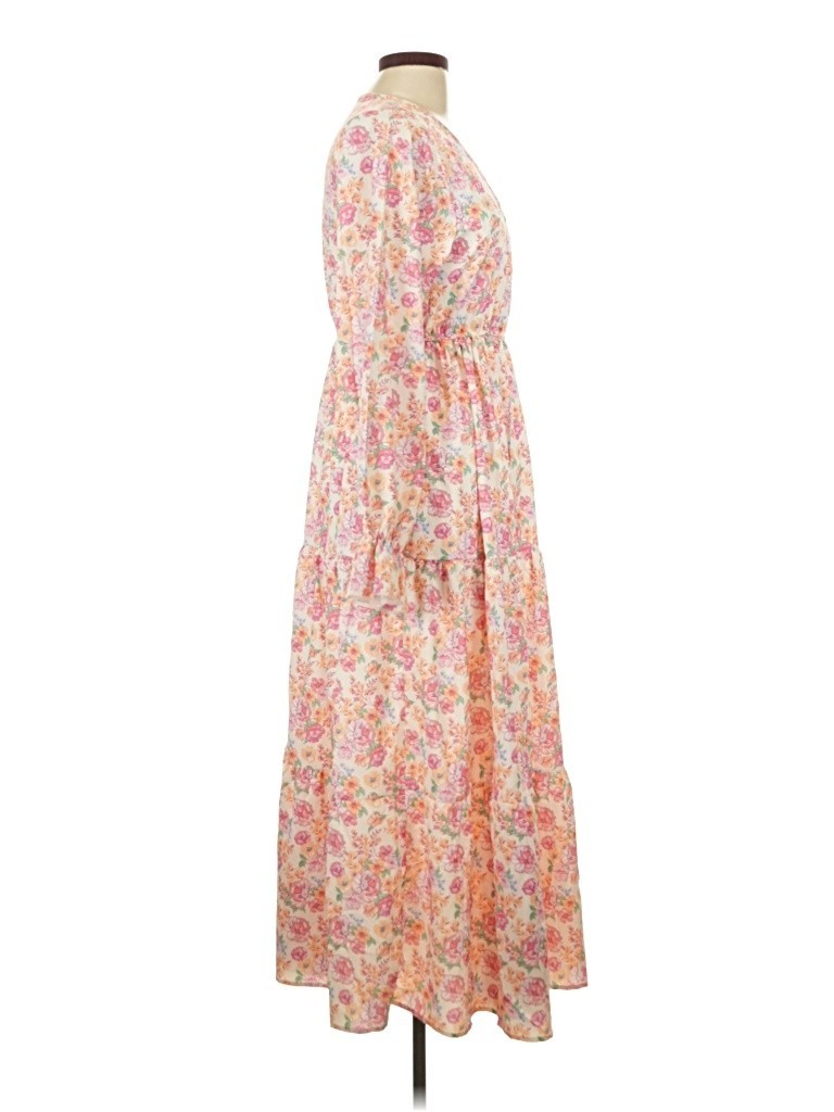 SIMPLY SOUTHERN Floral Prairie Dress Cottagecore Romantic Midi Size 12 NWT