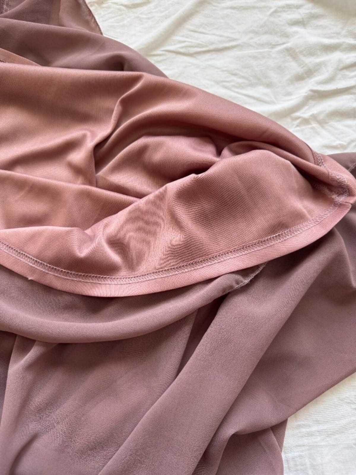 NWT Baltic Born Lydia Deep Mauve Chiffon Maxi Dress XL Long Sleeve