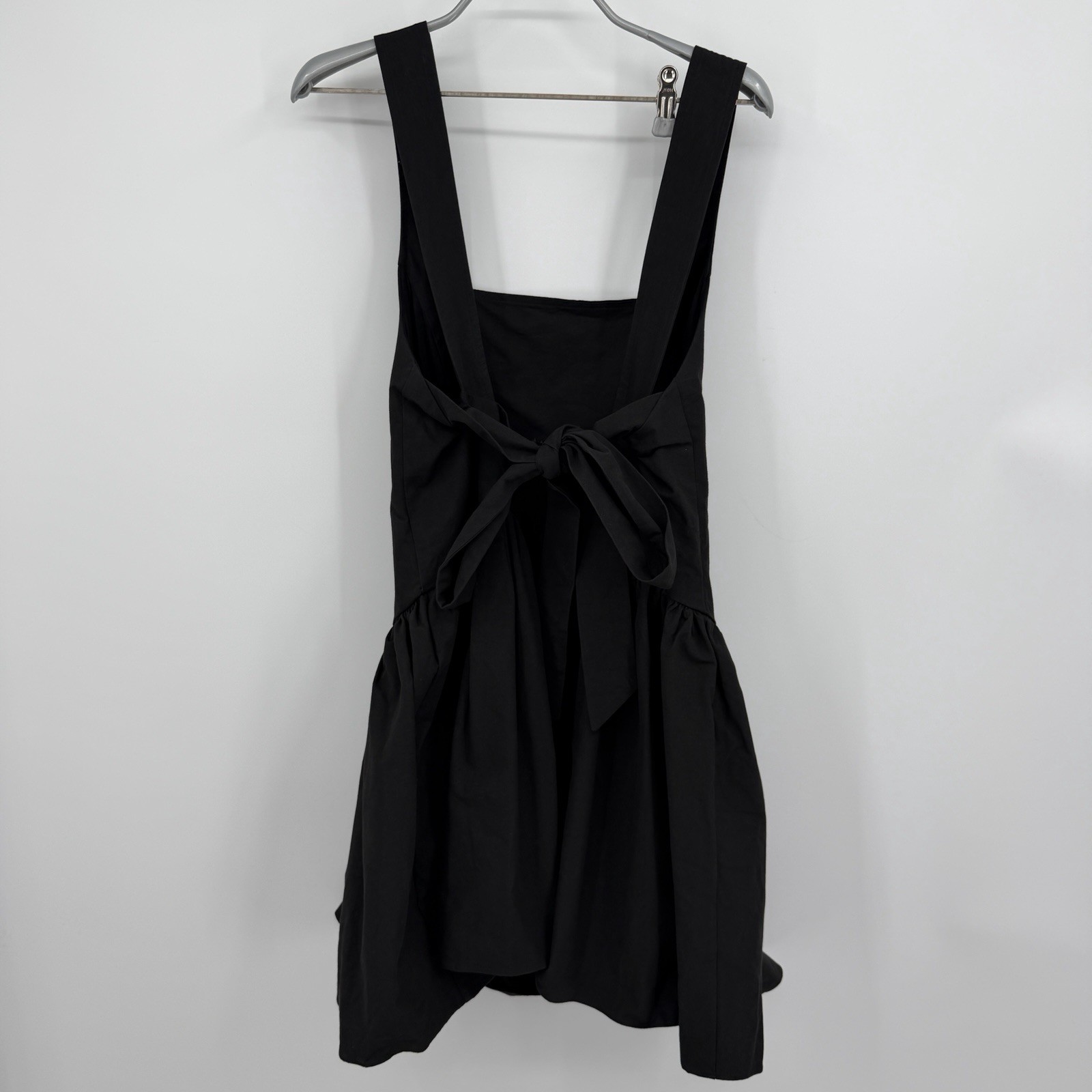 OPT One Pretty Thing Black Sleeveless Savvas Tie Shoulder Mini Dress size S NWT