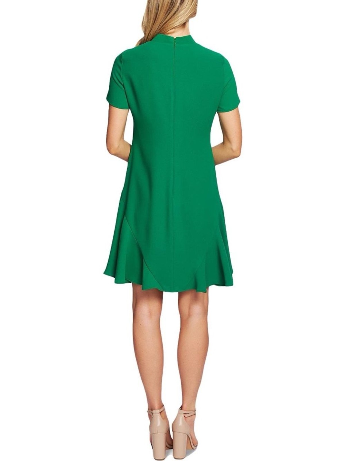 CeCe Short A-Line Bow Tie Neck Dress | Size 4