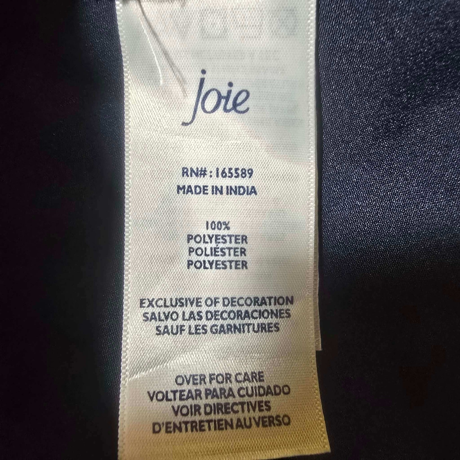 Joie Navy Blue White Floral Smocked Ruffle Neck Sleeveless Mini Dress XXL