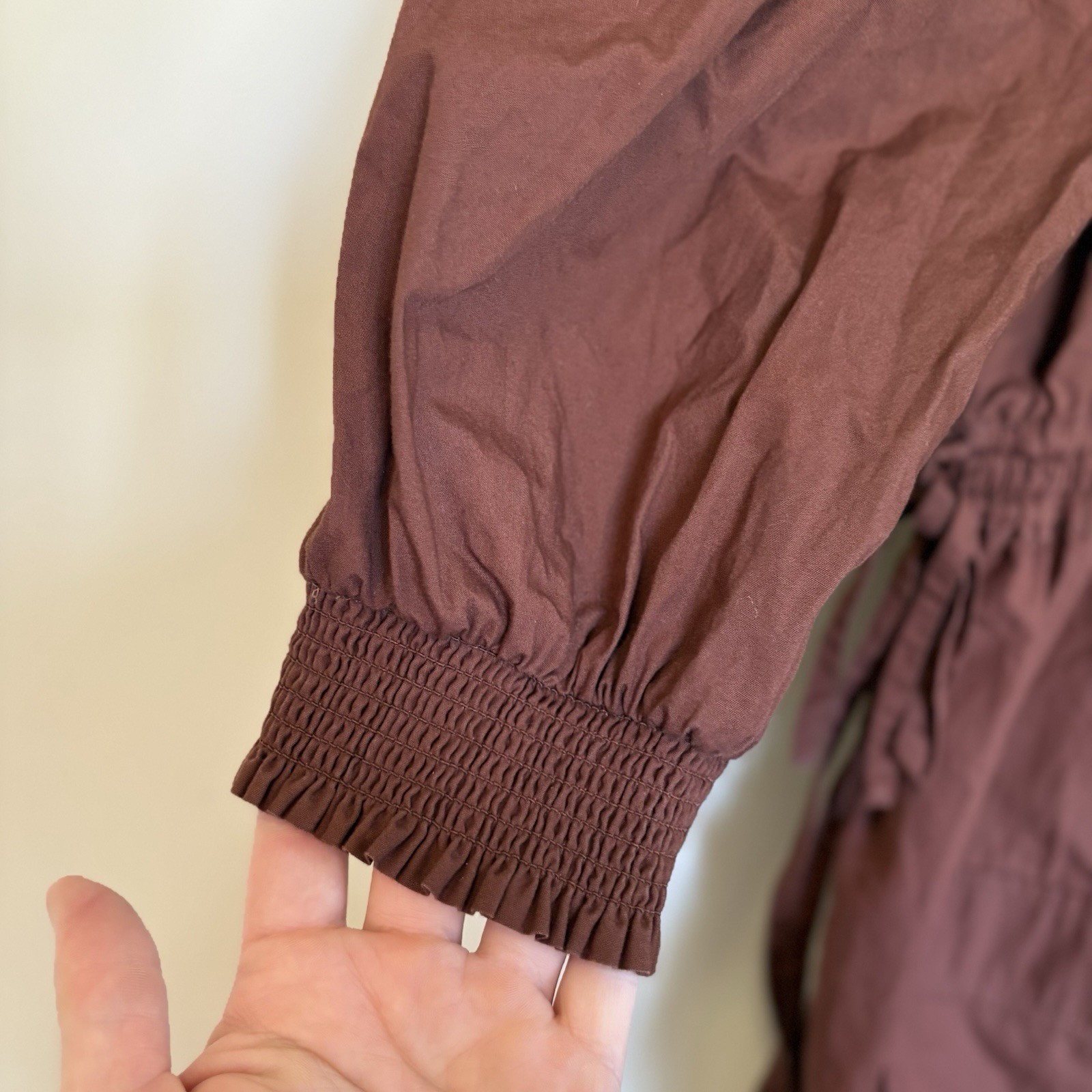 The Normal brand Avery Utility Dress in Espresso XL