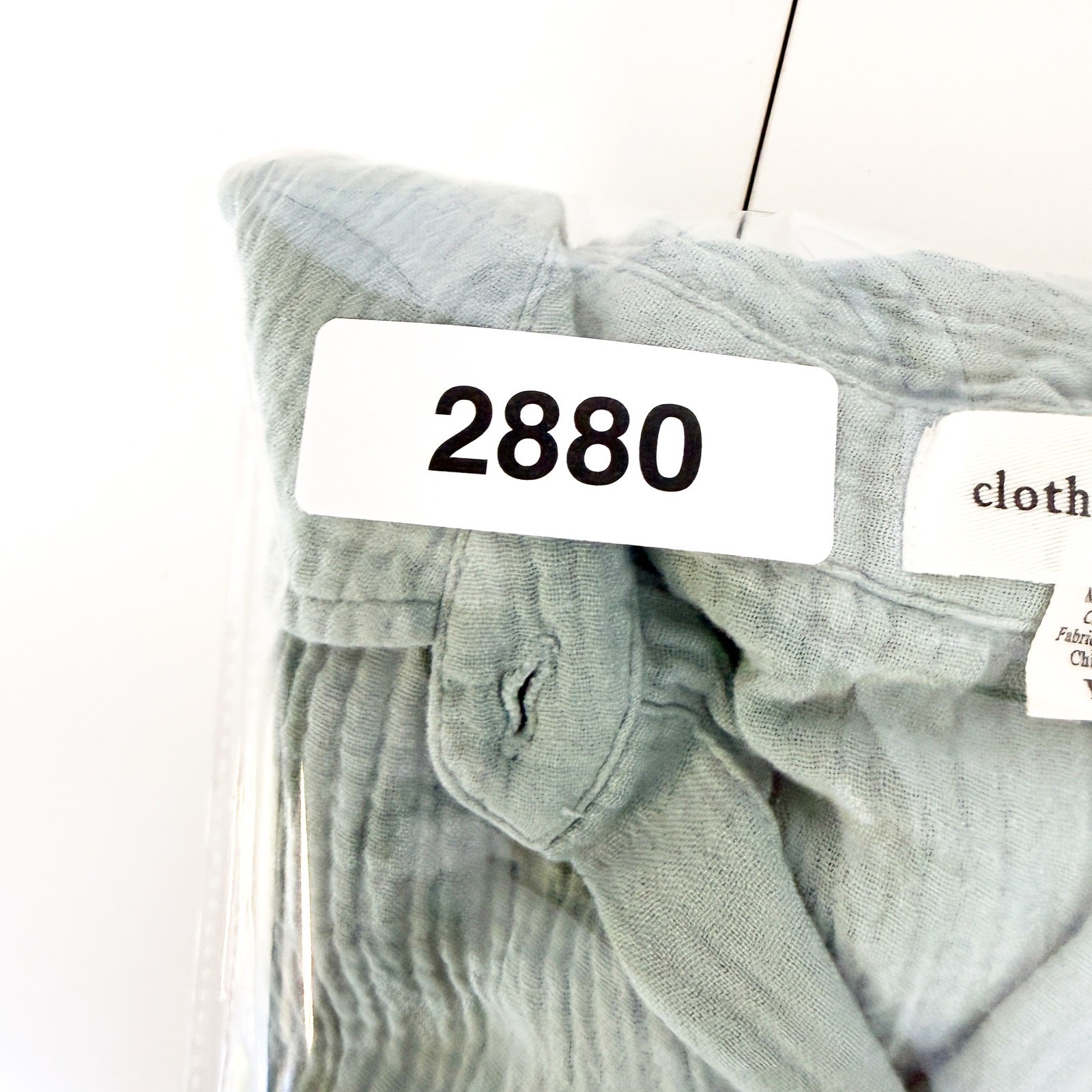 Cloth & Stone Sage Green Gauzy Button-up Shirt Dress Cotton Tencel – L