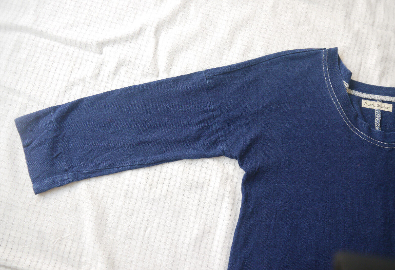Journal Standard JS Work Indigo Blue 2 Pocket Dress Sz M Japan