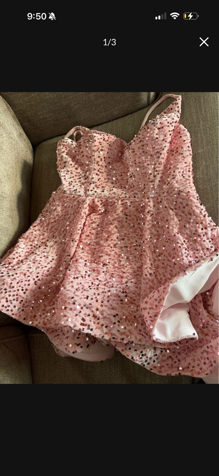 Pink Sequence, Homecoming Dress