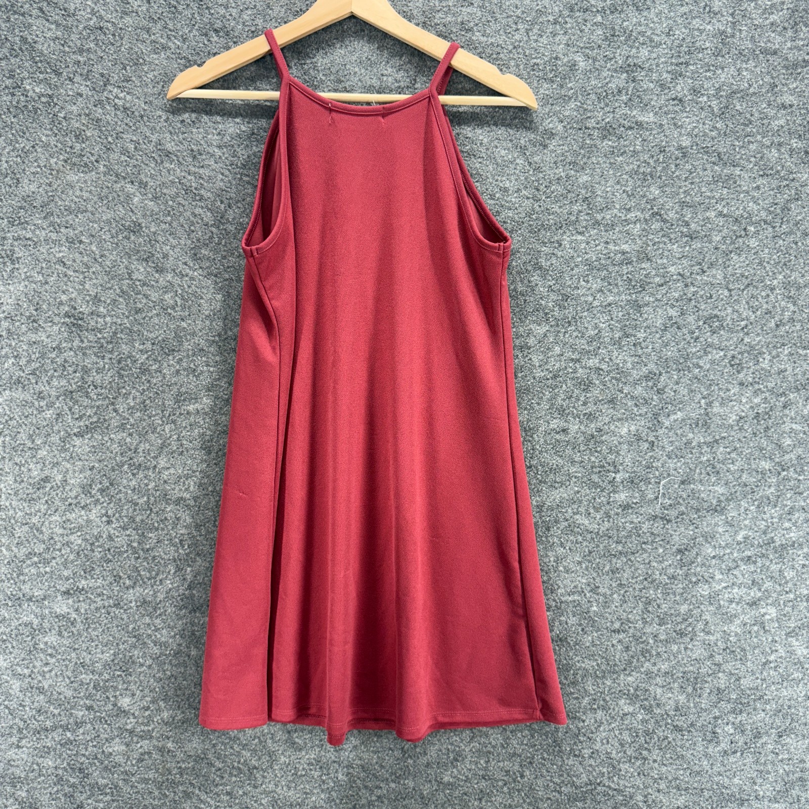 Wall Flower Dress Women M Medium Red Shift Short Sleeveless Round Neck Casual