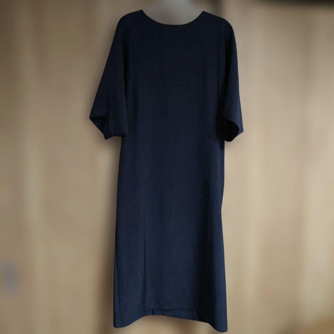 DHC Navy Dolman Sleeve Long Dress No.9, women’s casual, no stretch, used