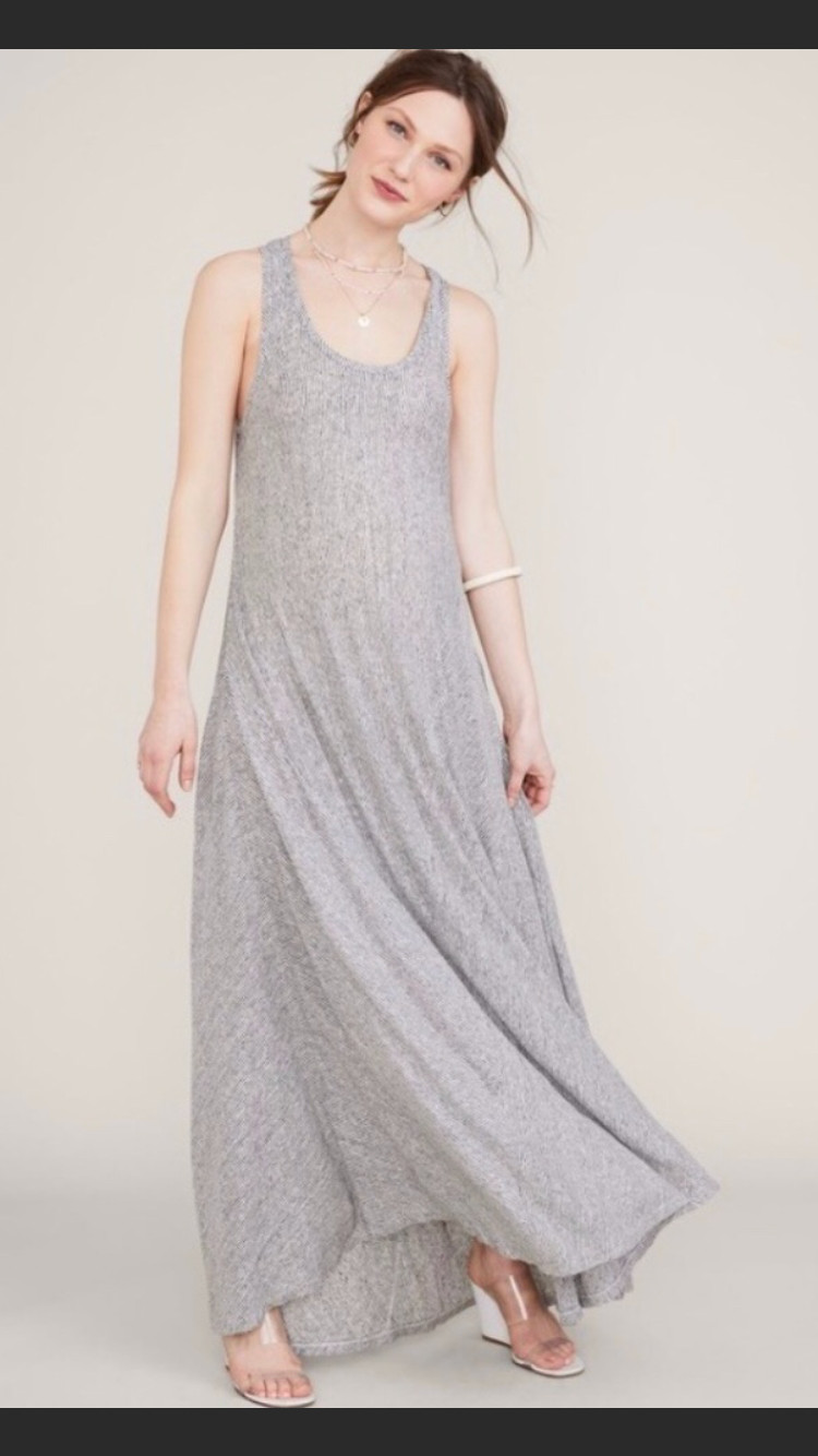 Hatch Maternity Women’s THE GWEN DRESS 100% Linen Size P (petite) NEW