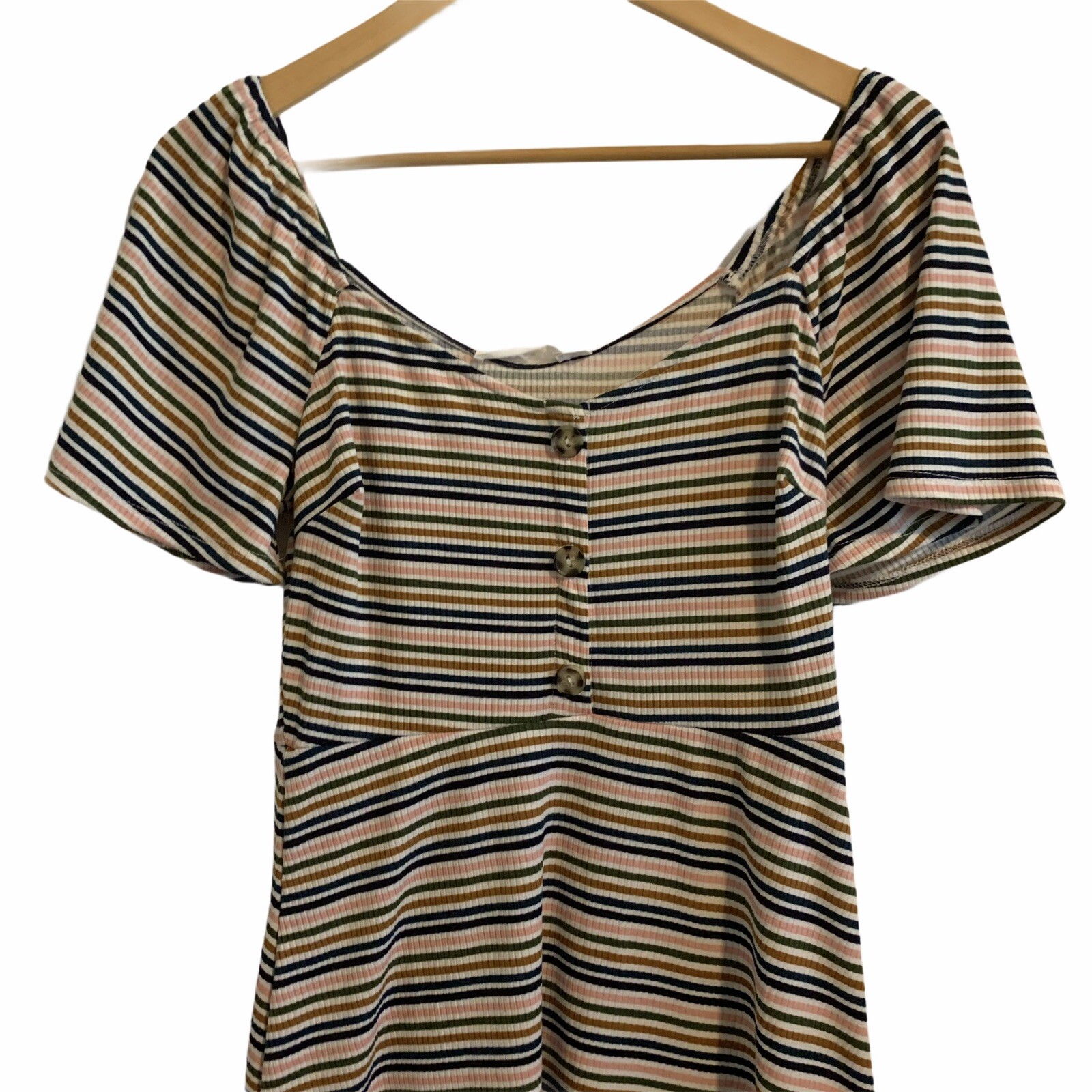 LUSH Women’s Size Small S Dress NEW Off the Shoulder Skater Mini Sun Fit & Flare