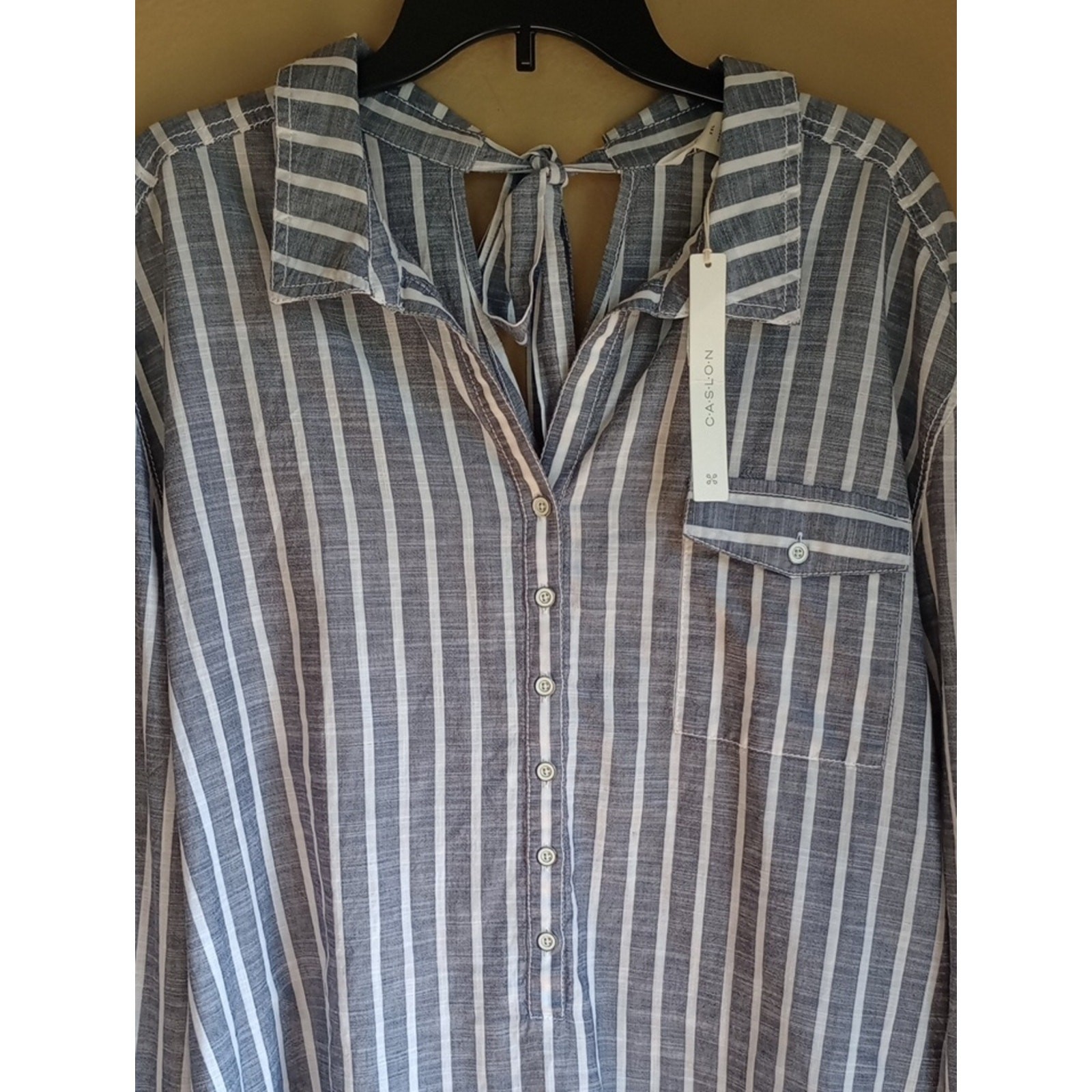 Caslon Stripped Beachy Nautical Tunic Style Shirt Dress Size XXL New With Tags