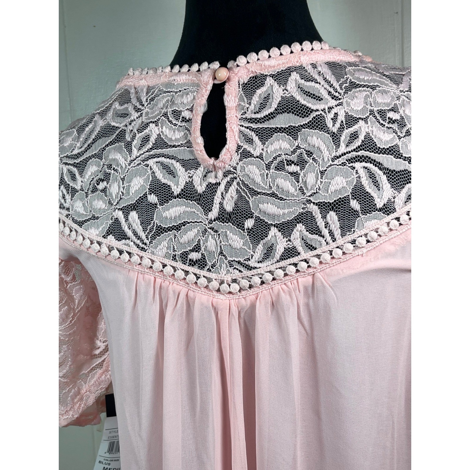 As U Wish Blush Pink Lace Cold Shoulder Shift Dress Med cottagecore romantic