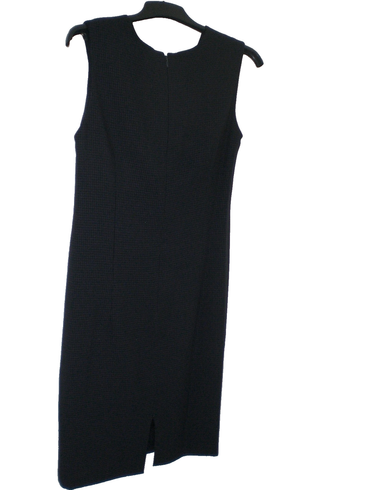 Classic Austin Reed Blue Worsted Wool Lined Dress UK Size 14 length 39 inches
