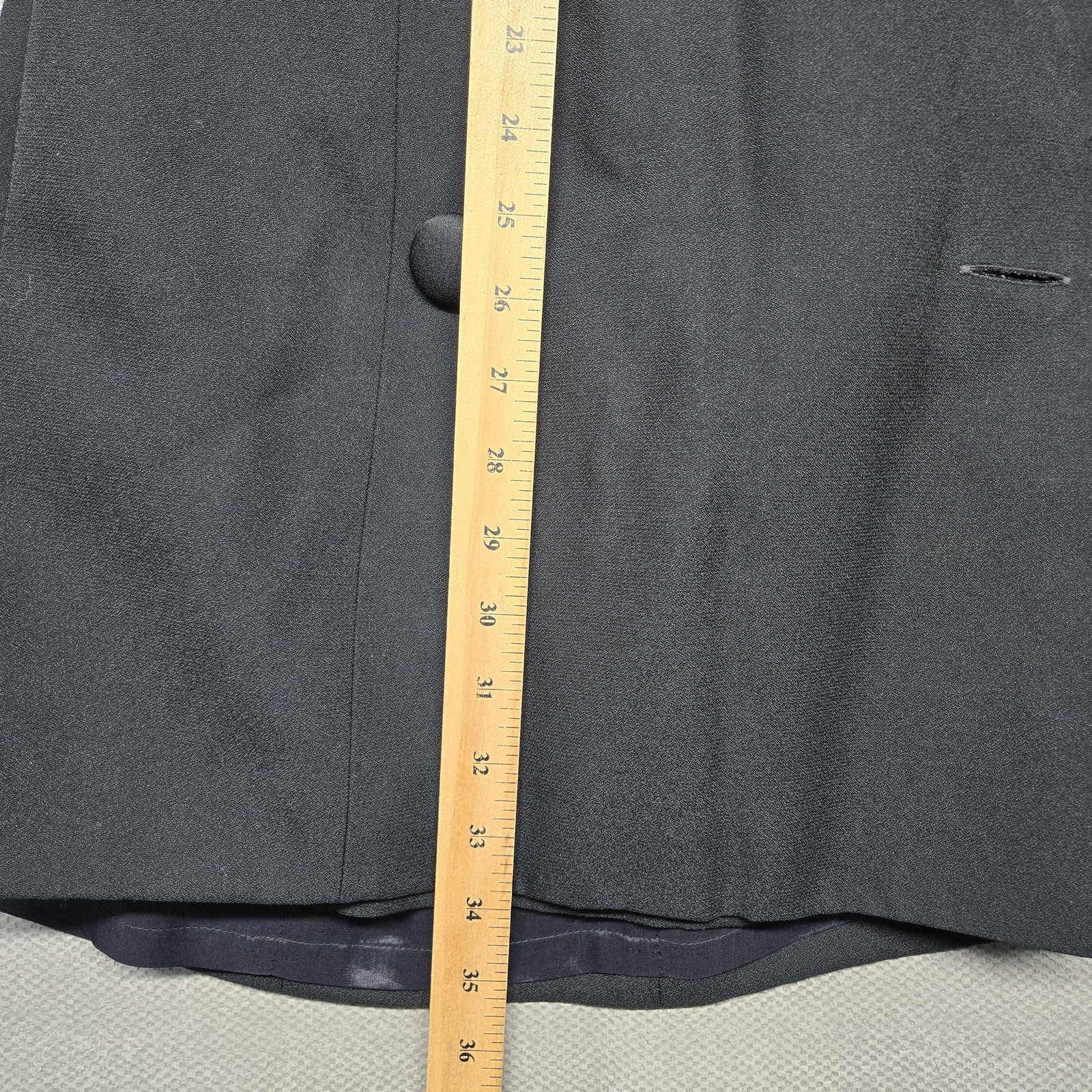Gillian Dress Womens 12 Black Halter Tuxedo Sheath Backless Mini Cocktail Formal