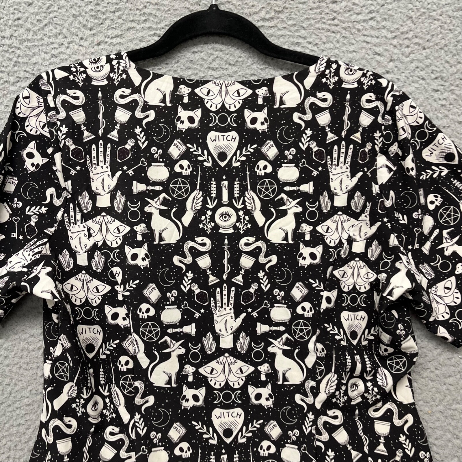 Blackmilk Dress Womens M Black Cat Witch Spells Snake Potions Whimsygoth Lolita
