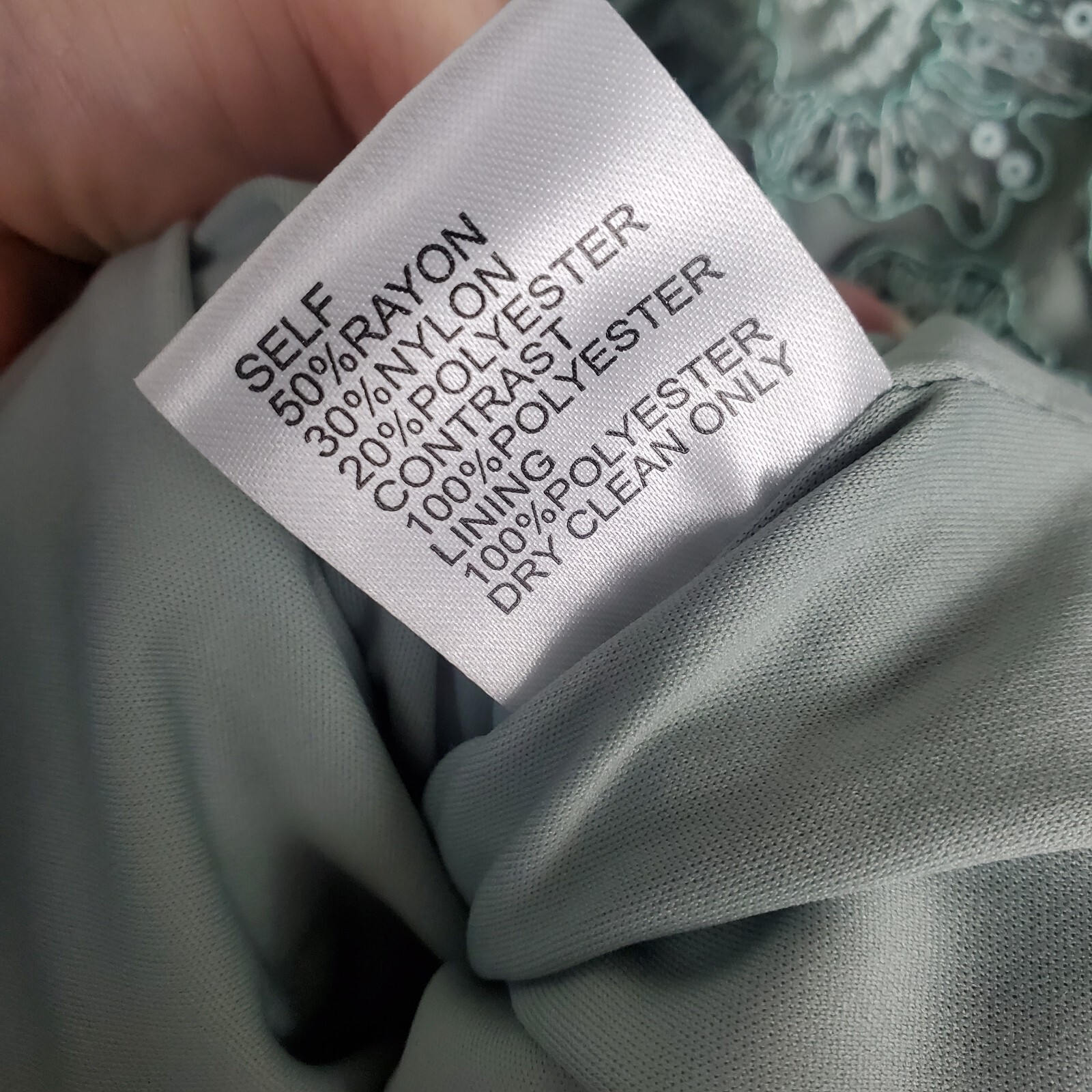 NEW Tadashi Shoji V Neck Sequined Sheath Cocktail Dress Sz 14 Frosted Jade Maia