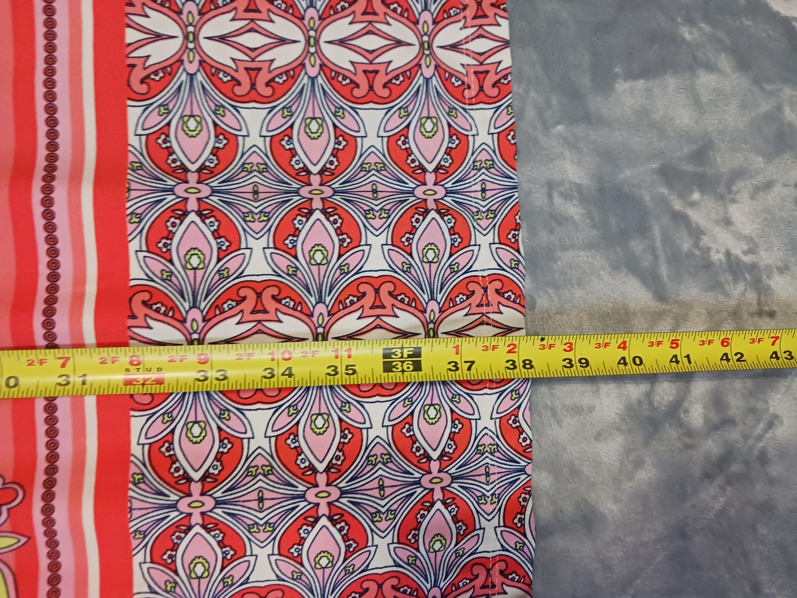 Studio One New York Dress Womens XL Multicolor Paisley Short Sleeve Knit Stretch