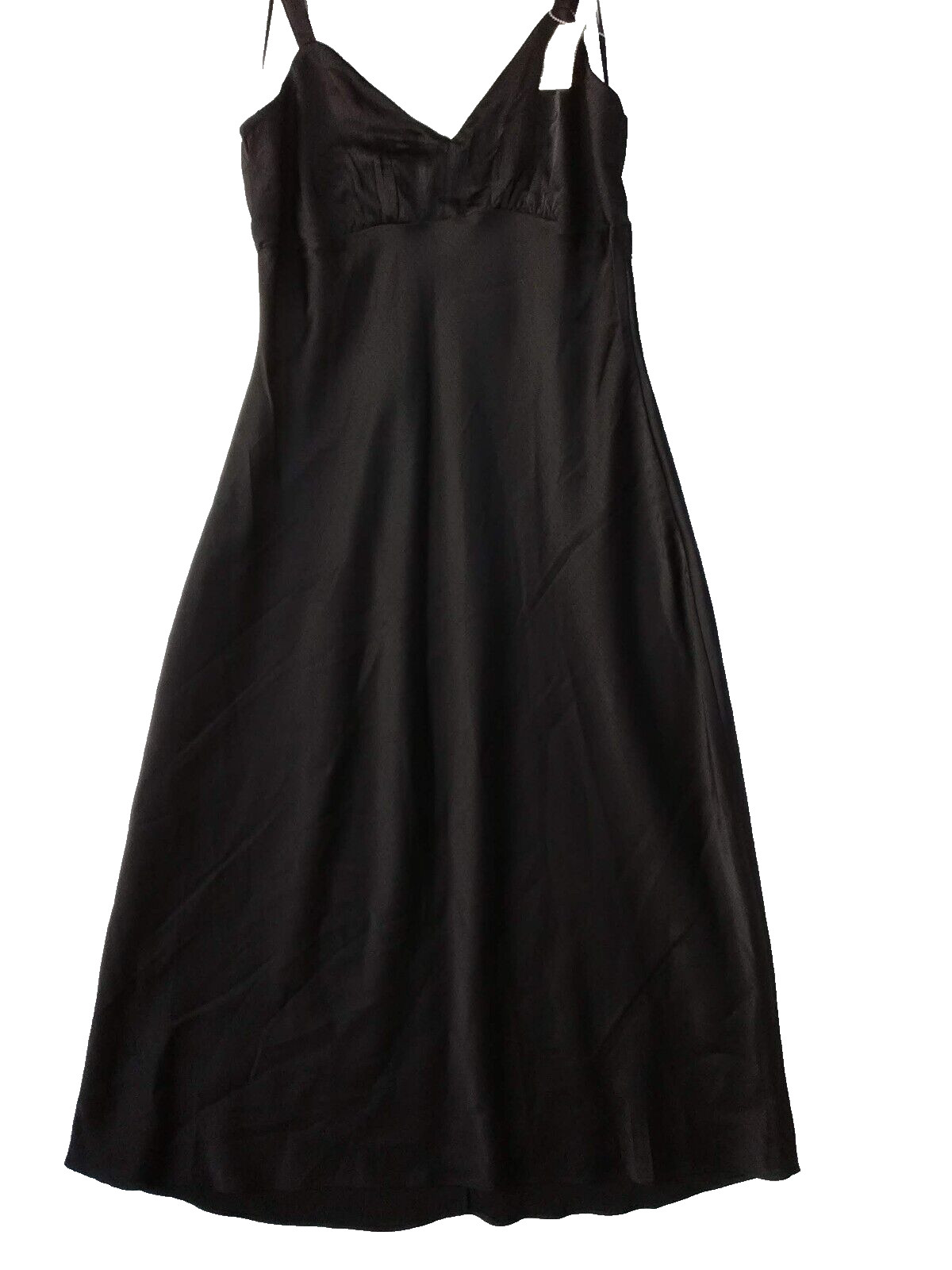 Sofia Jeans By Sofia Vergara Carly Midi Black Slip Dress Mid Calf Length Medium